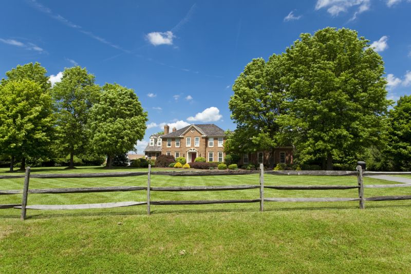 Split Rail Fence Staining detail