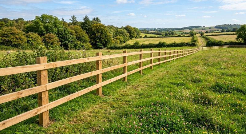 Split Rail Fence Replacement in Sacramento, CA